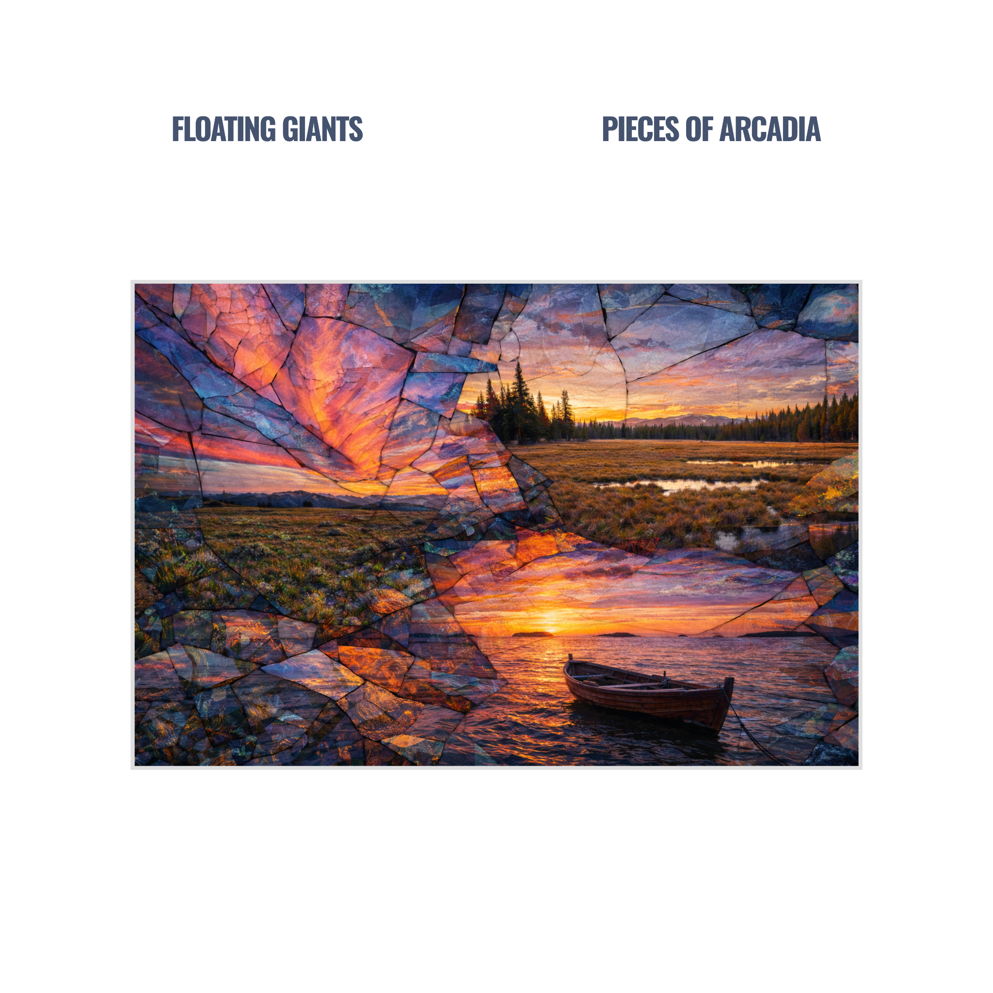 Pieces of Arcadia album artwork by Floating Giants